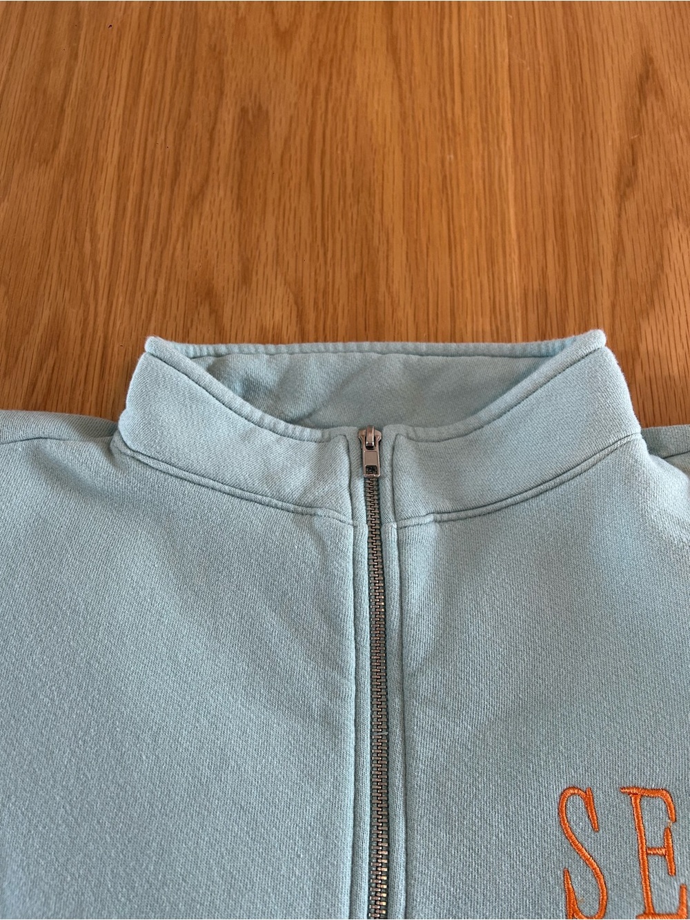 SET Active Midweight Sweats Staple Resort Funnel Zip Color Tropics Size XL NWOT - Picture 8 of 14